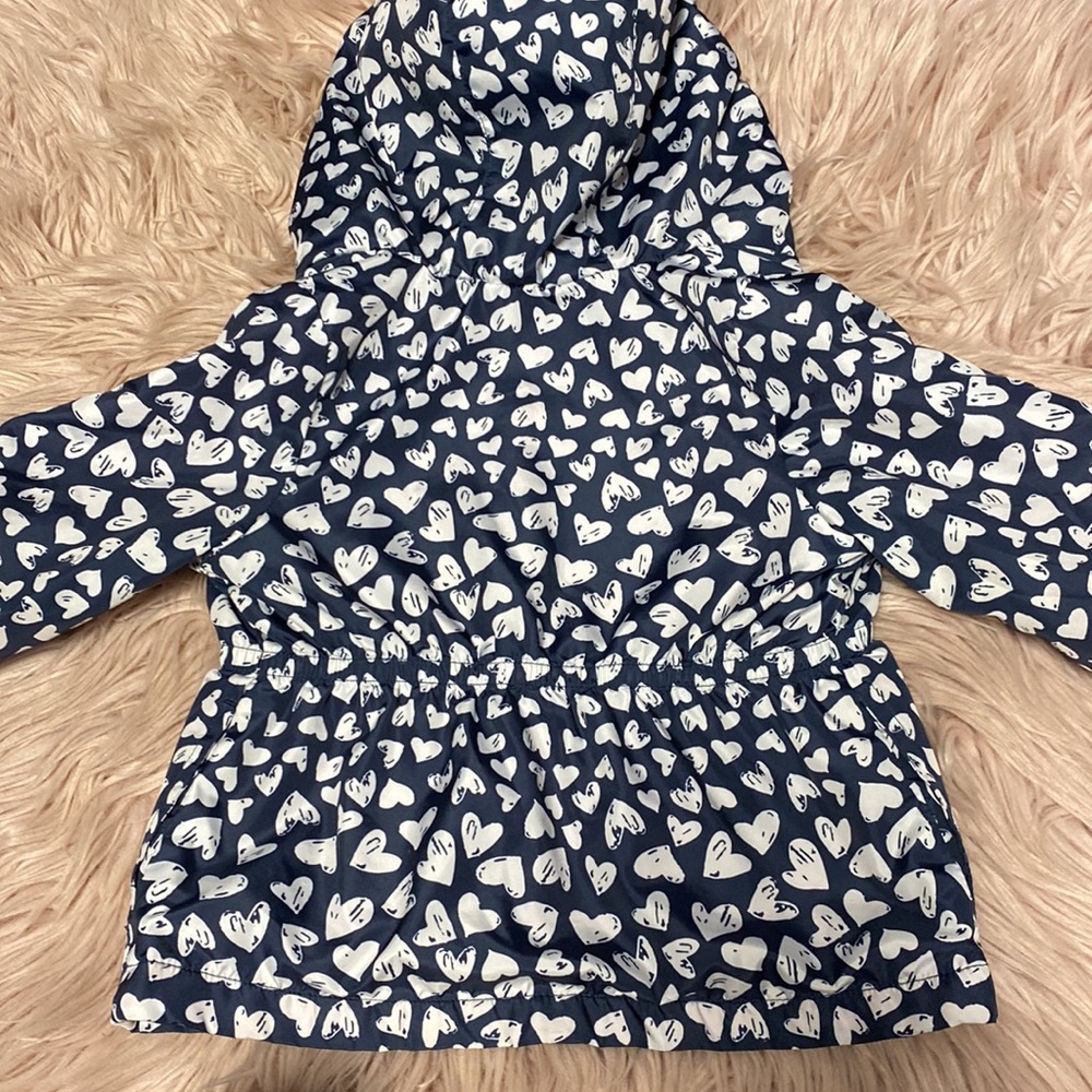 Girls Heart Spring/Fall Coat - Picture 5 of 6